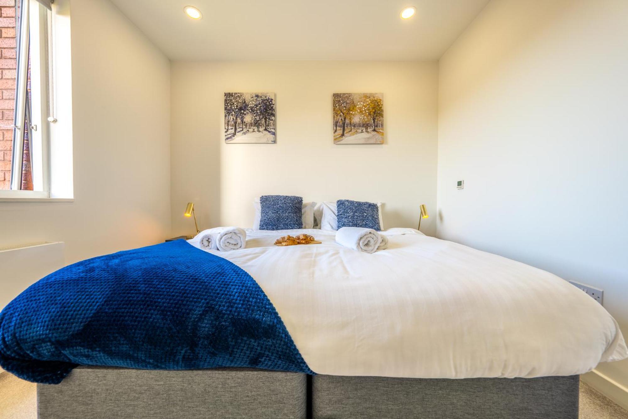 Luxury 1 Bedroom Serviced Apartment With Roof Terrace & Gym Stevenage Exteriör bild